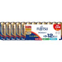 FDK FUJITSU アルカリ乾電池プレミアムS単3-12個 LR6PS12S 4976680272852 12本入×5点セット（直送品）