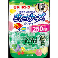 KINCHO(金鳥) 虫コナーズ ビーズタイプ 250日用 フレッシュフルーツの香り 360g 4987115545885 1セット(5個)