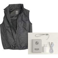 ケィ・ユーシステム ＲＨ１２３ＳＥＴーＭ　ヒートベスト　Ｍ　バッテリーセット　1セット（直送品）