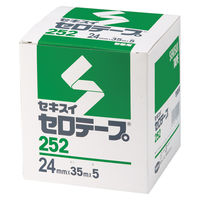 積水化学工業 セロテープ＃２５２Ｎ箱入２４ｍｍｘ３５ｍ C10BX64 24*35 ハコイリ 2箱（直送品）