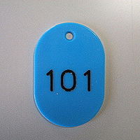 クラウングループ 番号札 番号入〔大101ー150〕 空 CR-BG43-SB 1セット