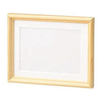 クラウングループ 写真立桧製 CR-GA132-MG 1セット(2枚)