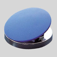 クラウングループ カラーマグネットクリップ 青 2個入 CR-MG512-BL 5パック（直送品）