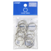 クラウングループ カードリング　（１２個入）＃４ CR-RN4P-SL 1セット（15パック）