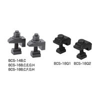 ナベヤ 取付クランプ BCSー18Q1 BCS-18Q1 1セット(4個:2個×2セット)（直送品）