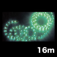 【イルミネーション】 LEDソフトネオン 長さ16m 緑・緑 PR-E340-16GG 1個 ジェフコム（直送品）