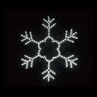 【イルミネーション】 LEDジョイントモチーフ 「雪の結晶」 SJ-C200W-JT 1個 ジェフコム（直送品）