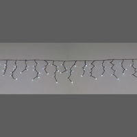 【イルミネーション】 LEDアイスクルカーテン 5m×0.6m 白・白 SJ-EA20-0506WW 1個 ジェフコム（直送品）