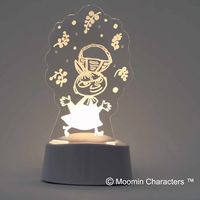 照明　LEDアクリルスタンド　ムーミン　リトルミィ（直送品）