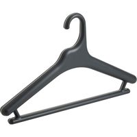 滑らないハンガー  幅42cm　Midline　メンズ　1本　ダークグレー（直送品）