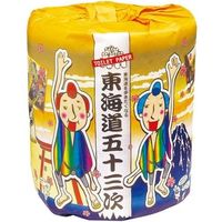 林製紙 (2910)東海道五十三次1ロール個包装トイレットペーパー 450384 1セット(1個×100)