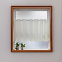 ユニベール カフェカーテン ハッスイプレーン 1450×750mm  アイボリー 1枚（直送品）