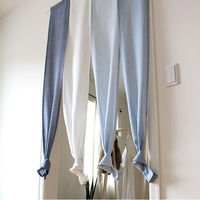 ユニベール のれん セーヌ3 850×1700mm  ブルー 1枚（直送品）