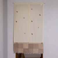 ユニベール のれん ロリス 850×1500mm  アイボリー 1枚（直送品）