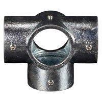 グリーンクロス 単管用ジョイント金具 Kタイプ クロスT継ぎ KJ-4Y 1個（直送品）