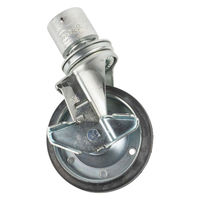 グリーンクロス 単管用ジョイント金具 Kタイプ 大キャスター付き カップ型 KSC-1C-C150 1個（直送品）