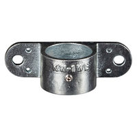 グリーンクロス 単管用ジョイント金具 Kタイプ ダブル羽根付き 板留 KW-1WB 1個（直送品）