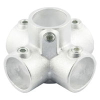 グリーンクロス 単管用ジョイント金具 Sタイプ ダブルクロス継ぎ S-2-5Z 1個（直送品）