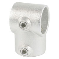 グリーンクロス 単管用ジョイント金具 Sタイプ 貫通T継ぎ S-3-2T 1個（直送品）