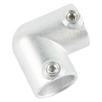 グリーンクロス 単管用ジョイント金具 Sタイプ L継ぎ エルボ S-4-2L-90 1個（直送品）