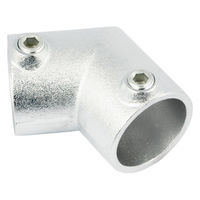 グリーンクロス 単管用ジョイント金具 Sタイプ L継ぎ エルボ 120度 S-4-2L-120 1個（直送品）