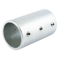 グリーンクロス 単管用ジョイント金具 Zタイプ パイプ継ぎ Z-12-2R 1個（直送品）