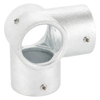 グリーンクロス 単管用ジョイント金具 Zタイプ 中間コーナー継ぎ Z-1-3K 1個（直送品）