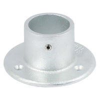 グリーンクロス 単管用ジョイント金具 Zタイプ ラウンド型ベース Z-15-1R 1個（直送品）