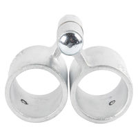 グリーンクロス 単管用ジョイント金具 Zタイプ 扉用蝶番 Z-24-2H 1個（直送品）