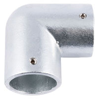 グリーンクロス 単管用ジョイント金具 Zタイプ L継ぎ エルボ Z-4-2L 1個（直送品）