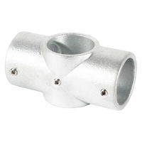 グリーンクロス 単管用ジョイント金具 Zタイプ フレームX継ぎ Z-2-3X 1個（直送品）