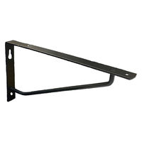 フジテックジャパン カラーR棚受 黒 75×150 棚受け金具 1100100011791 1個（直送品）