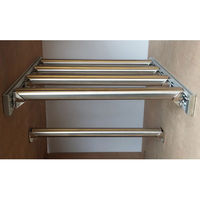 フジテックジャパン スマートパイプハンガー 450mm 2本セット 小箱 クローゼット金具 1100100011846 1個(2本セット)（直送品）