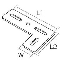 ジョイント金具 24型フラット 24FLー3 ステンレス 20個入 DIY・棚 1100100016225 1箱(20個入)（直送品）