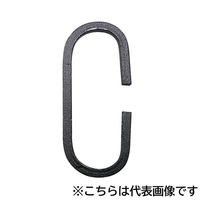 フジテックジャパン 角型Cカン 中 95×38×4 黒 吊り下げ・連結用 1100100016462 1個（直送品）