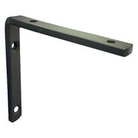 フジテックジャパン アイアンL型金具 42.5×42.5 黒 50個入 棚・補強・装飾用 1100100016474 1箱(50個入)（直送品）