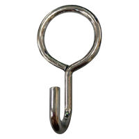 フジテックジャパン マルチフック クローム No.11(E) 10個入 壁掛け・収納・DIY用 1100100016606 1箱(10個入)（直送品）