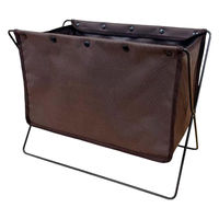 LIV PLUS ベストコ 荷物置き ボックス型 S 折りたたみ 収納 ブラウン フロアーラック ND-3581 1個（直送品）