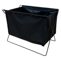 LIV PLUS ベストコ 荷物置き ボックス型 S 折りたたみ 収納 ブラック フロアーラック ND-3583 1個（直送品）