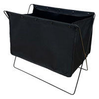 LIV PLUS ベストコ 荷物置き ボックス型 M 折りたたみ 収納 ブラック フロアーラック ND-3586 1個（直送品）