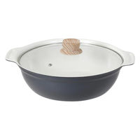 LIV PLUS 卓上鍋 28cm IH 蓋付 セラミック ビストロ・セラミック NQ-0415 1個（直送品）