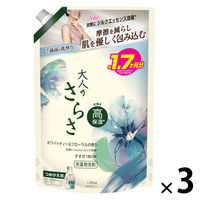 大人のさらさ 洗濯洗剤 液体 ホワイトティー＆フローラルの香り 詰め替え 超ジャンボ 1260g 1セット（1個×3） P＆G
