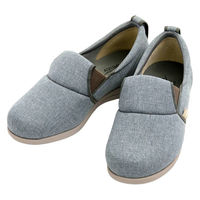 徳武産業 ゆったり簡単スリップオン/グレー/LL 1043 1足（直送品）