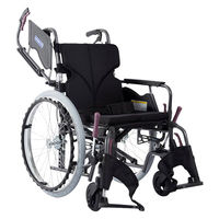 カワムラサイクル モダンBstyle自走用20in低床/No.68黒メッシュ座幅40前座36cm KMD-B20-40-SSL 1台（直送品）