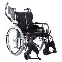 カワムラサイクル モダンBstyle自走用20in低床/エコブラックNo.88座幅42前座40 KMD-B20-42-LO 1台（直送品）