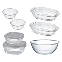 （お得なセット）耐熱ボウル グラタン皿 小鉢 保存容器 7点セット HOCK-26-TGR 1個 HARIO（ハリオ）