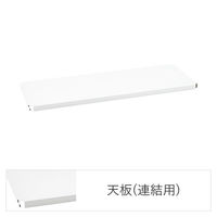 【軒先渡し】エレクター ベーシックシリーズ フラットシェルフ 連結用天板 幅1200×奥行350mm ホワイト 1枚（直送品）