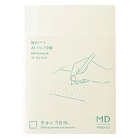 デザインフィル MDノート [A7] ドット方眼 クリーム 15375006 1冊（直送品）