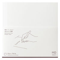 デザインフィル MDノート コットン [A5スクエア] 無罫A 白 15391006 1冊（直送品）