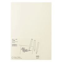 デザインフィル MDノート [A5] 厚口 無罫A クリーム 15394006 1冊（直送品）